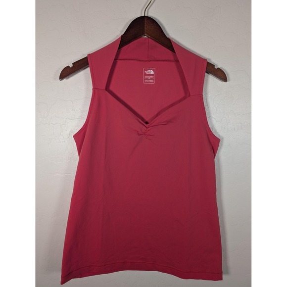 The North Face Tops - The North Face Tank Top Womens Large Pink VaporWick Sleeveless Activewear Hiking